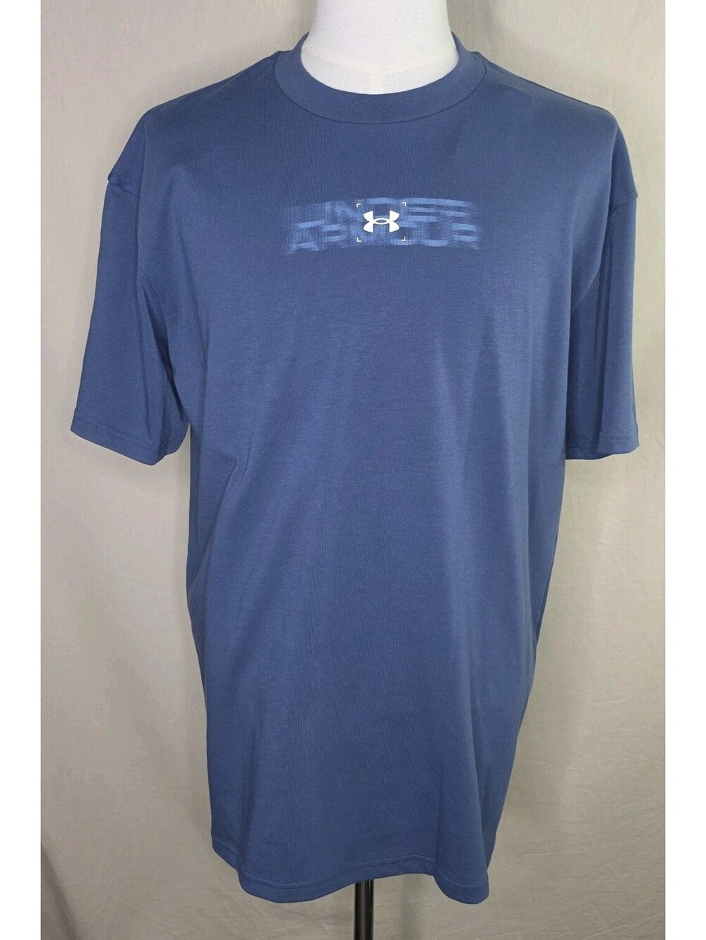 Under Armour Mens MFO Seasonal Theme T-Shirt Medium Blue Graphic Shirt NWT